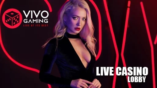 Live casino lobby with adult-themed dealer presentation